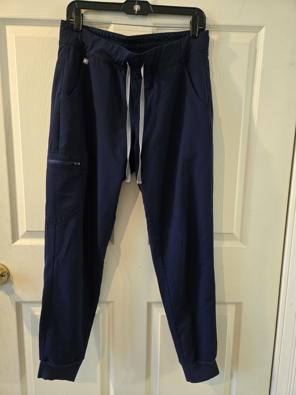Figs Navy Blue Women's Jogger Pants with Drawstring